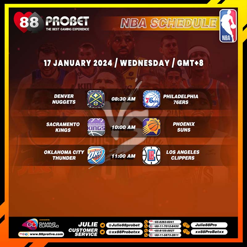 NBA SCHEDULE - Casino Pub | Best Online Casino Review & Listing in Malaysia